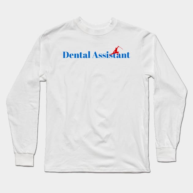 The Dental Assistant Ninja Long Sleeve T-Shirt by ArtDesignDE